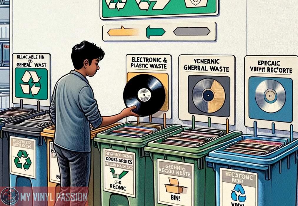 dispose of vinyl records