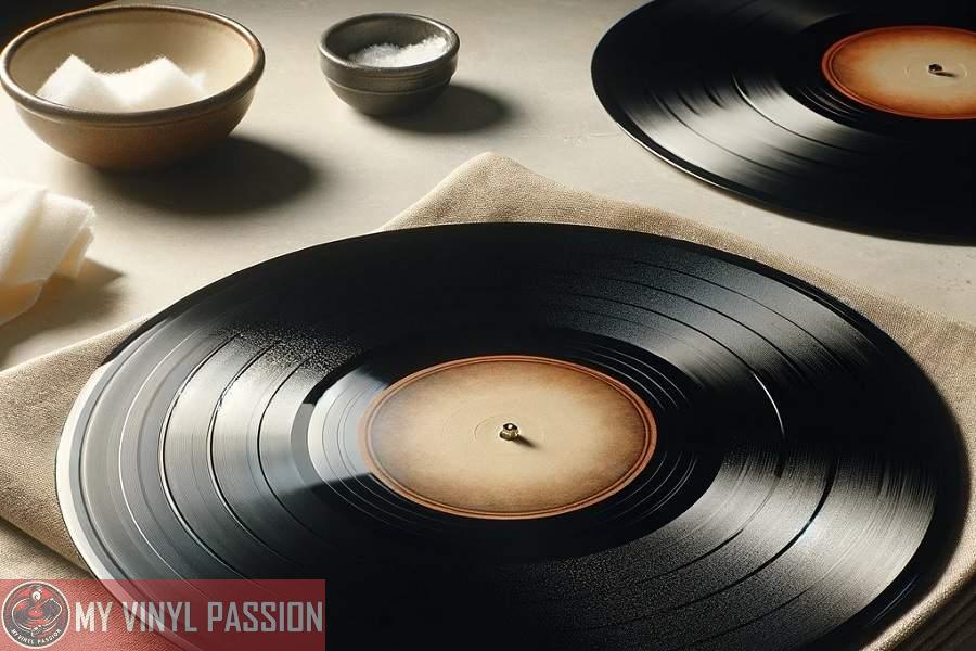 vinly record after cleaning