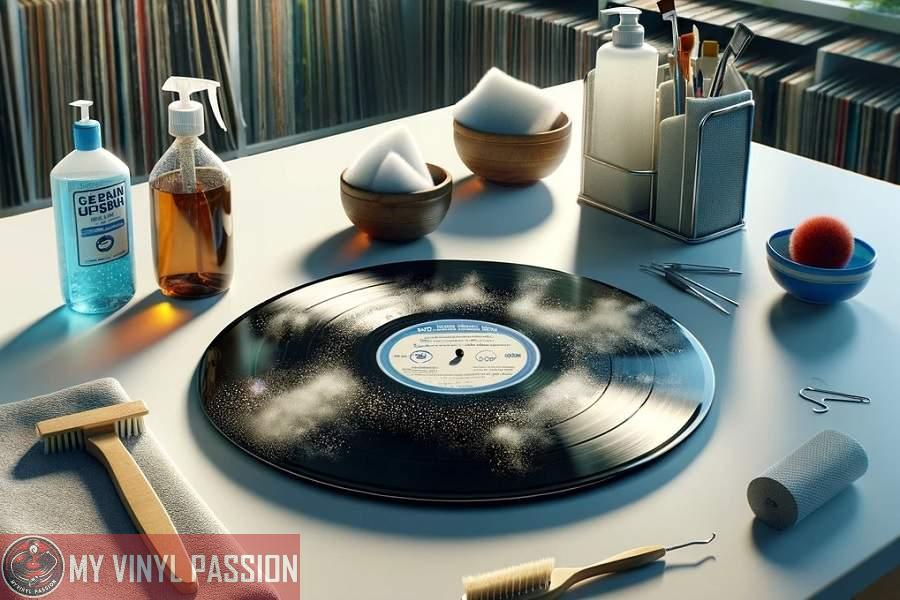 cleaning vinyl record from mold
