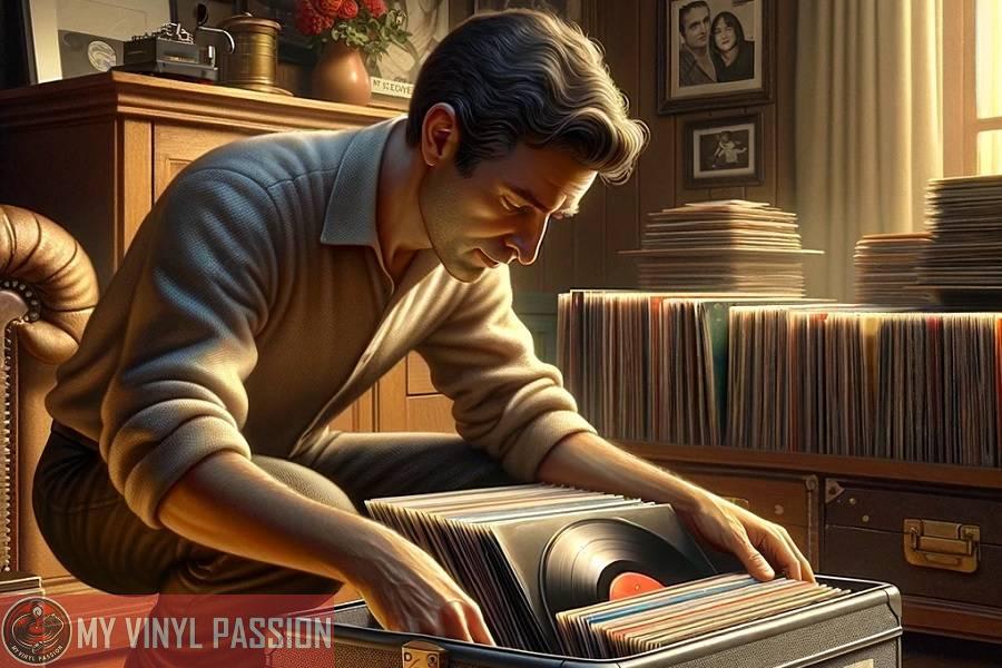 packing vinyl records