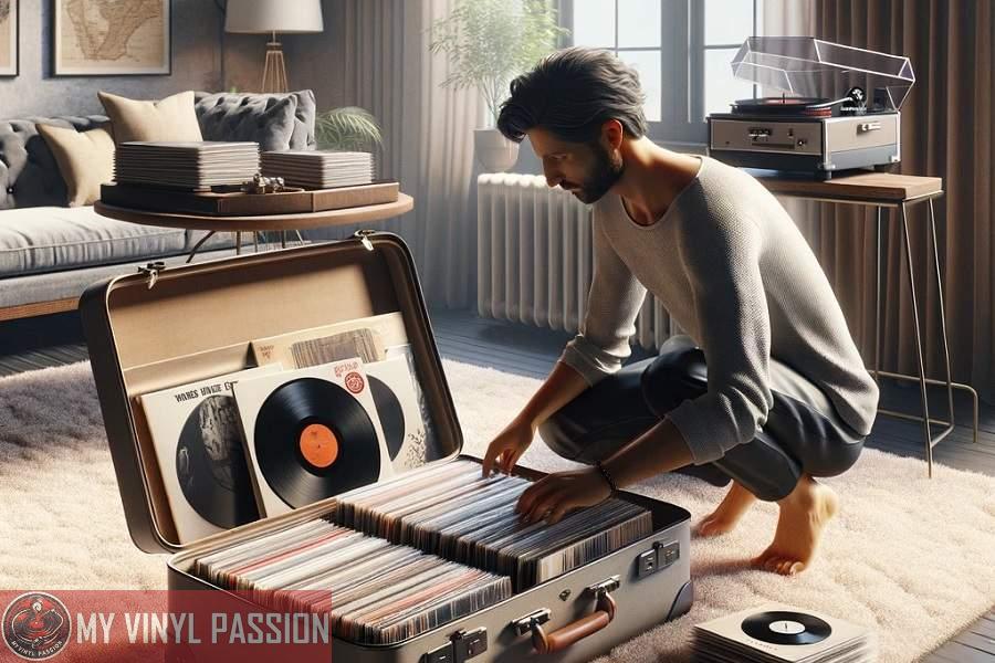 packing vinyl records